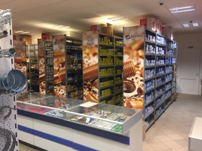 SIA "DELVE 2", Riga, Ganibu dambis - levering og installasjon av handelsutstyr 6